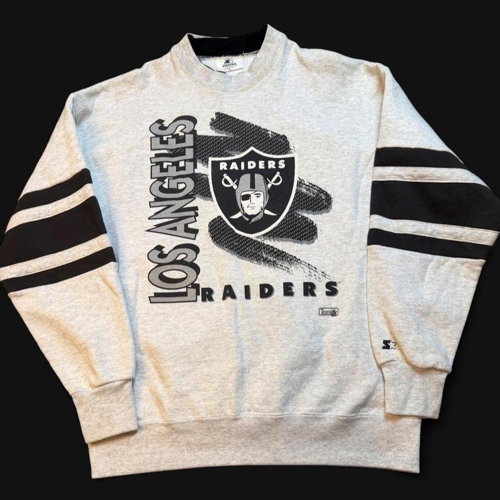 Vintage Los Angeles Raiders Starter NFL crewneck sweatshirt size XL